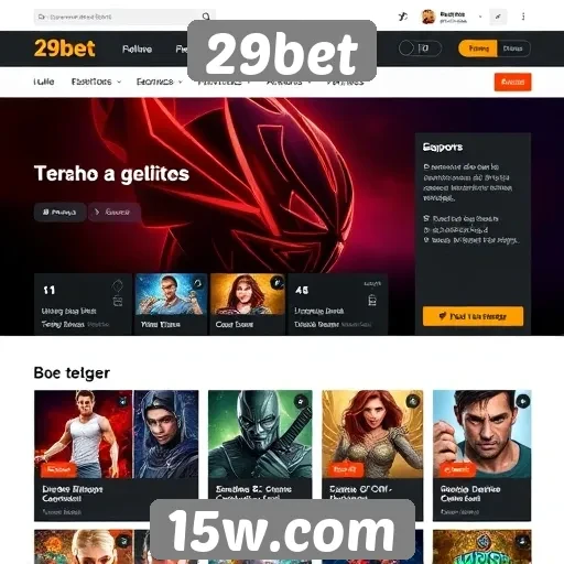 Análise da interface do usuário no site 29bet